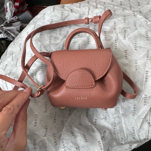 Polene Tan Leather Mini Bag - Picture 4 of 5